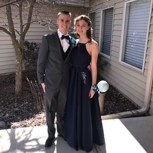 Navy Prom Dress